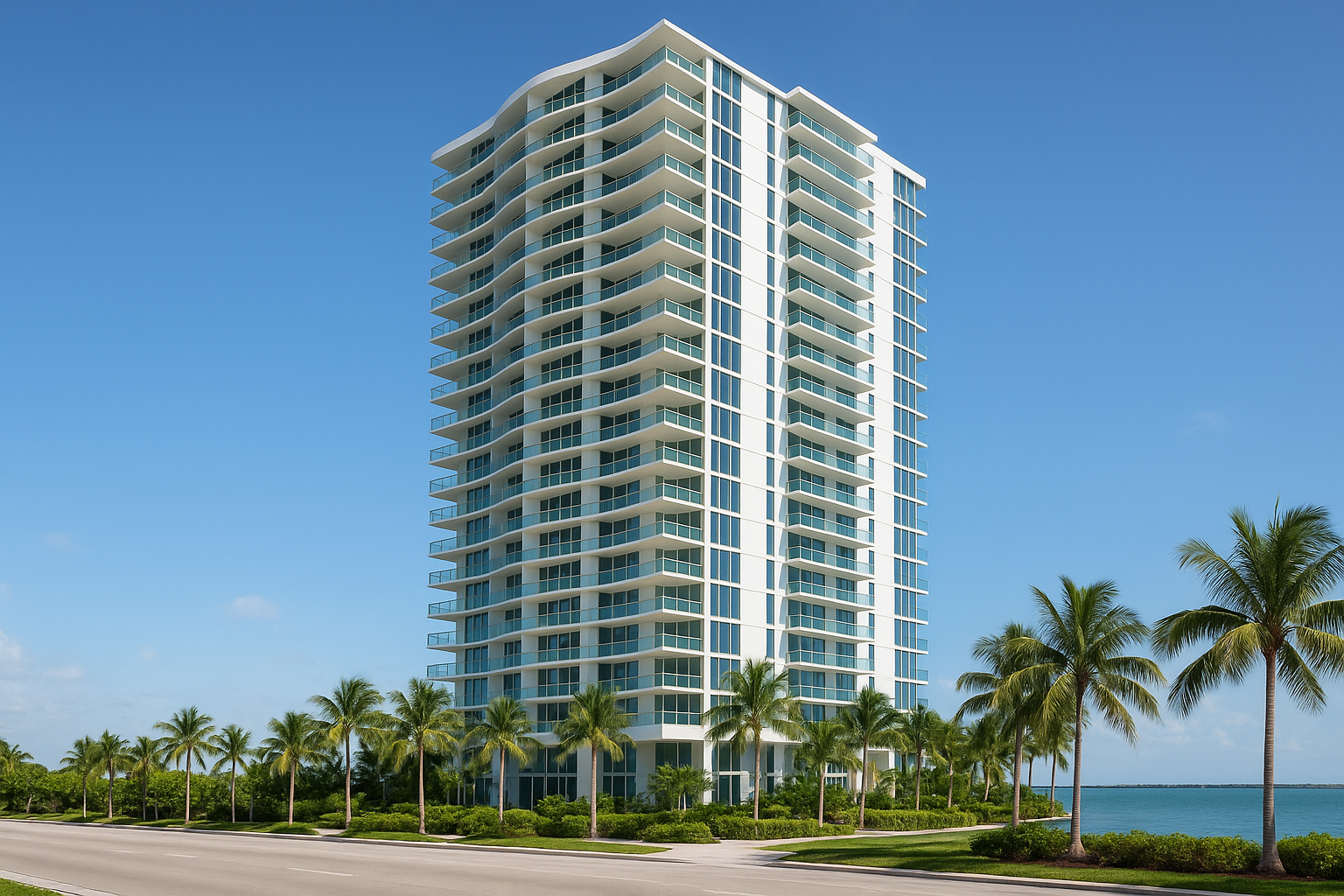 rental in Miami — Edgewater Bay — Studio with water view