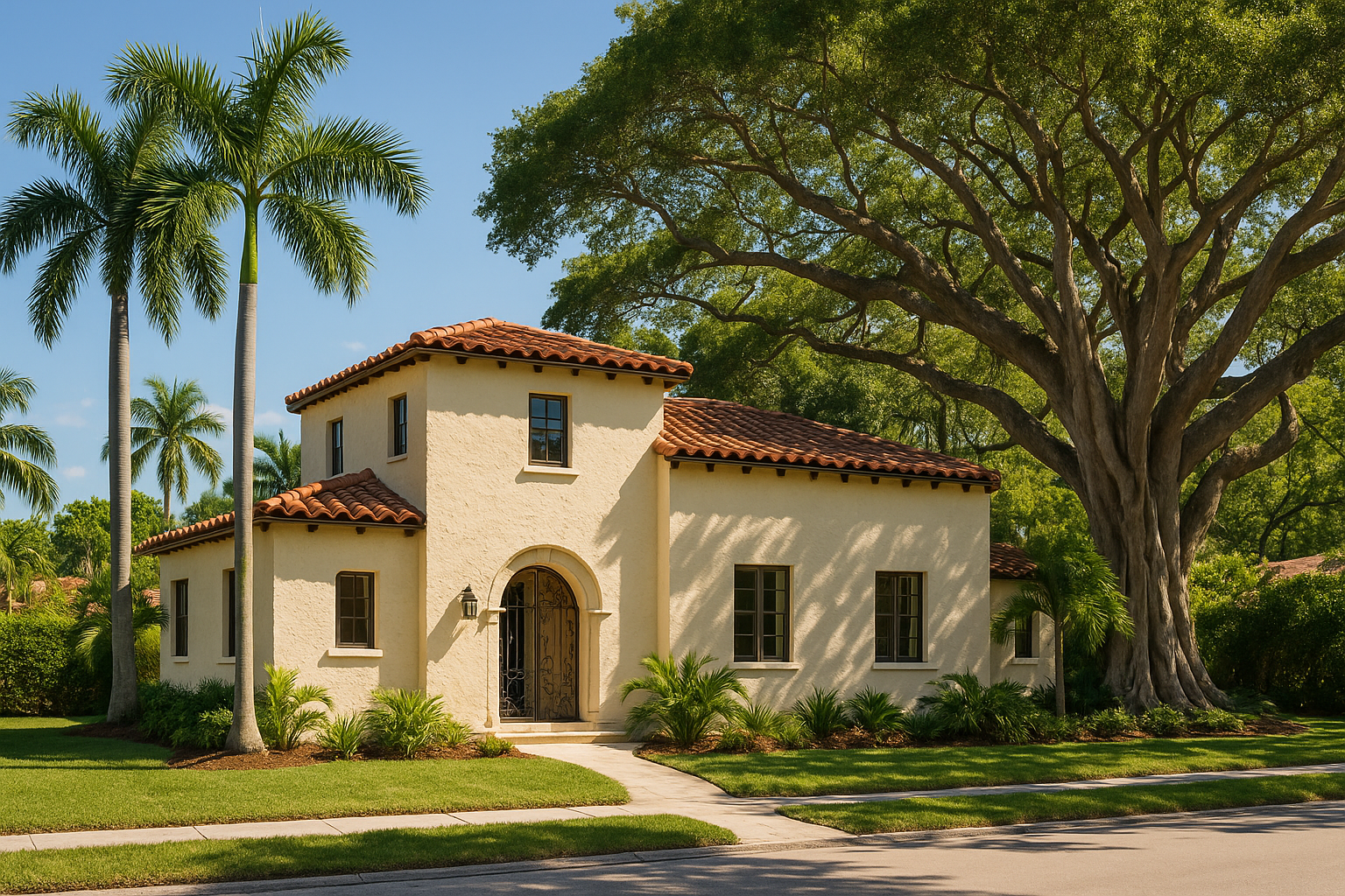 4BR rental in Coral Gables — Coral Gables Villa — 4BR home, garden lot